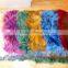 2016 New Design High Quality Two Color Matching Dyed Long Hair Mongolian Lamb Fur Plate for Garment/Collar