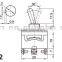 15A on-off-on waterproof toggle switch,on and off switch 250v,approval metal hand toggle switch