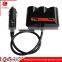 120W 3 Way 12V Auto Car Cigarette Lighter Socket with Dual USB