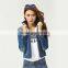 2016 New Spring Fitted Denim Jeans Jacket Blue For Women In Stock WYT-88762