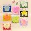 Custom Cloudy Die Cut Sticky Notes Cartoon Memo pad With Paper Card