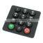 Made in Taiwan silicone rubber gaming keyboard silicone keypad for remote controller