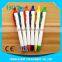 Innovative products White barrel pad printing fancy plastic pens BPP0019