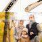 Golden bluetooth selfie stick set with ultrasonic camera control