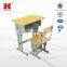 Modern Style Wooden Desktop School Desk And Chair