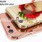 Aluminum Ultra-thin Mirror Metal Bumper Case Back Cover For Apple iPhone 6 / 6+