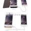 For iPhone 6/6s Plus Power Case battery Cover cases,external battery case with front PU leather cover for iPhone 6