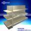 supermarket gondola double sided slatwall metal shelving