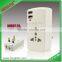 UK plug adapter with multi socket adaptor with light two USB Socket