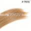 16inch medium chestnut brown 0.5g silk straight braizilian remy flat pre tipped hair extension