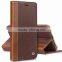 QIALINO Handmade Leather Stand Wallet Case For iPhone, Ultra Thin Card Holder Flip Genuine Leather Case For iPhone 6 plus