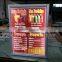 2016 Expo Hot Selling Aluminium Frame Backlit Film Led Snap Frame Light Box Signs
