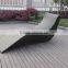 High Quality S Shape Poolside Lounge Poly Rattan