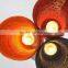 colorful painting single hanging rattan modern pendant light