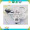 High quality handheld magnifier 2 LED lens interchangeable magnifier magnifying glass with light