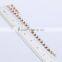 Fashion jewelry women's rose gold plated AAA+ cubic zirconia clear crystal bracelet for birthday gift