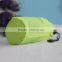 good quality products green color drawstring polyester pouch with mesh
