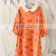 orange ladies lady homewear loungewear bathrobe