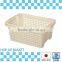 Functional and simple storage basket with stacking made in Japan