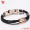 hair tie bracelet girls bracelet hand bracelet life saving rose gold plating with white zircon stones inlay
