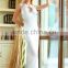 High quality latex dress ladies long evening party wear gown leather dress