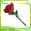 2015 Hot fashion rubber flower ballpoint pen, pen flower