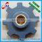 Custom made steel cast wheel for transmission system