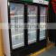 Vertical display-seriescooler with wheels/portable refrigerated display cooler /portable refrigerated coolers