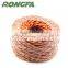 Factory made handcraft colored paper braided rope