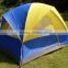 large fiberglass pole outdoor layer family camping tent