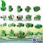 green color brass female thread tee ppr fittings for irrigation pipes