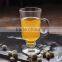 clear lette glass juice cup beverage cup