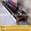 Golden tv Stand Design With Manmade Stone Top