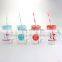 16oz Valentine's Day Theme Glass Mason Jar with Handle