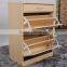 Fashion Rotating Wooden Shoe Cabinet or Rack