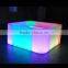Modern commerical high quality PE partable plastic LED bar counter with 16 colors change