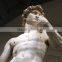 Famous David sculpture replica nude male garden marble statues