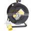 CE retractable waterproof IP44 cable reel wit cee plugs