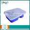 Wholesale Eco Friendly Microwave 2 Compartment Collapsible Lunch Bento Box
