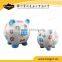 Yellow painting piggy animal ceramic coin money bank