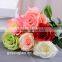 Hot sale in  China artificial flower decor wedding artificial Chinese rose flower fake decoration flower decoration