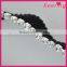 fashionable black tape pretty rhinestone decorative trim for garment WTPE-020