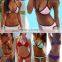 summer new Hot sexy pure color women bikini set bandage swimsuit