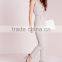 grey stitch detail sleeveless jumpsuit fashion new design
