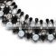 Fashion new design white/black opal gem choker necklace for women big brand jewelry