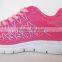 EVA outsole light weight pink color customize woman shoe