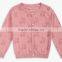 pink berry crocheted pattern infant toddler baby girls cardigan sweater