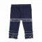 wholesale icing sew sassy ruffle leggings girls jeans deinm pants