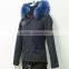 Myfur Popular Ladies Army Green Cotton Parka with Real or Fake Fur Lining Raccoon Fur Hood