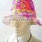 Canvas bucket hat with screen printed
